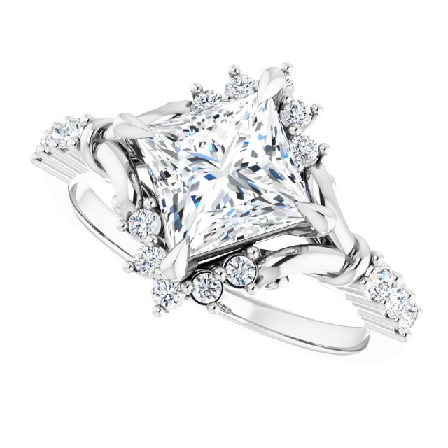 Accented Engagement Ring
