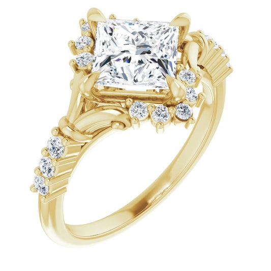 Accented Engagement Ring