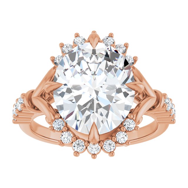 Accented Engagement Ring