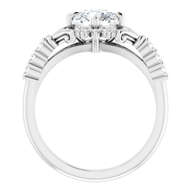 Accented Engagement Ring