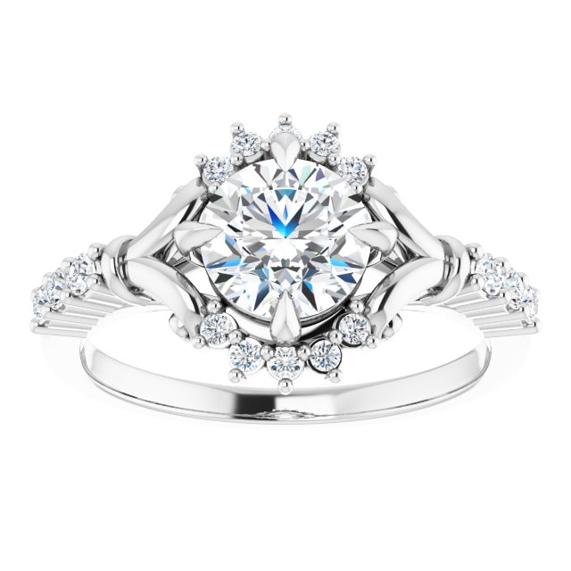 Accented Engagement Ring
