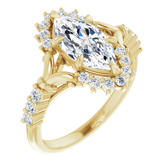 Accented Engagement Ring
