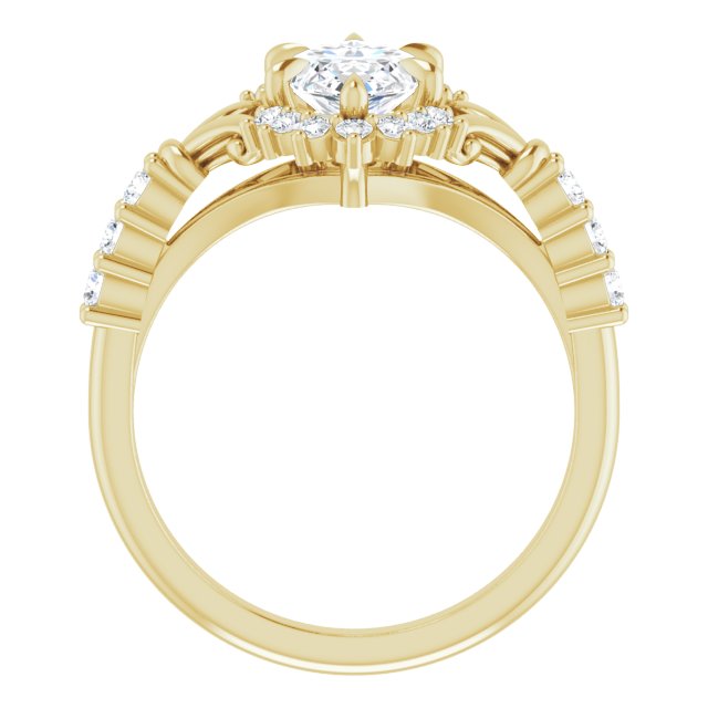 Accented Engagement Ring