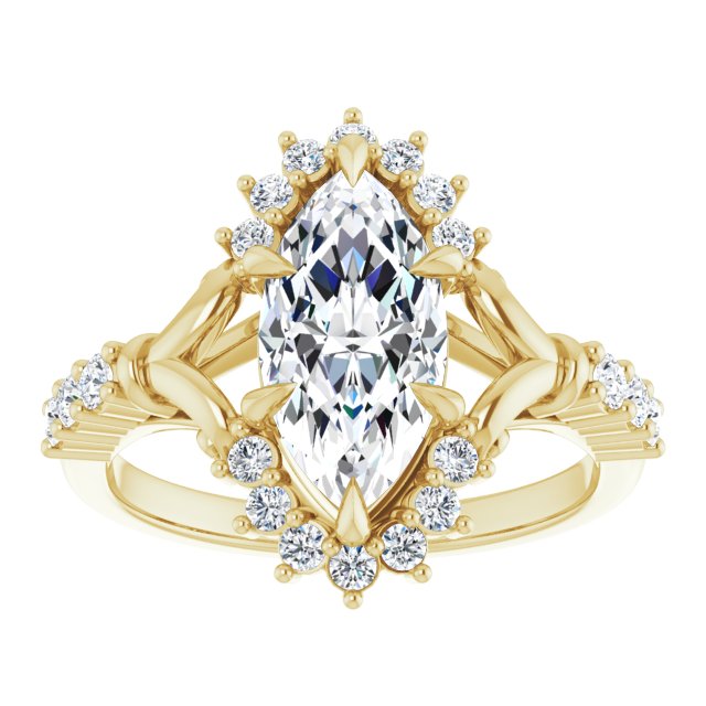 Accented Engagement Ring