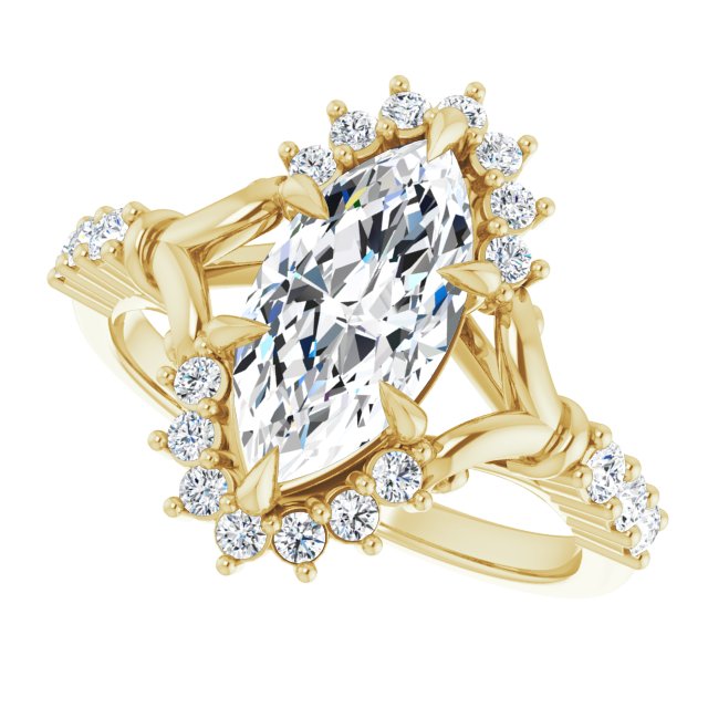 Accented Engagement Ring