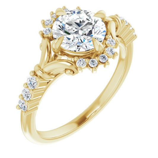 Accented Engagement Ring