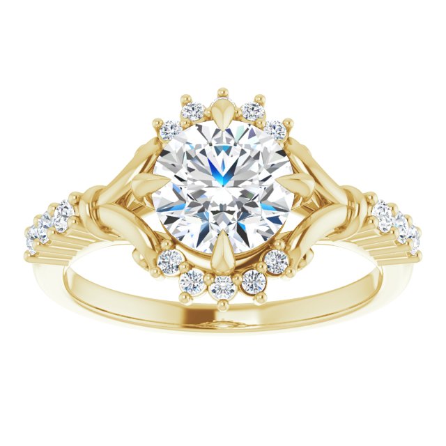 Accented Engagement Ring