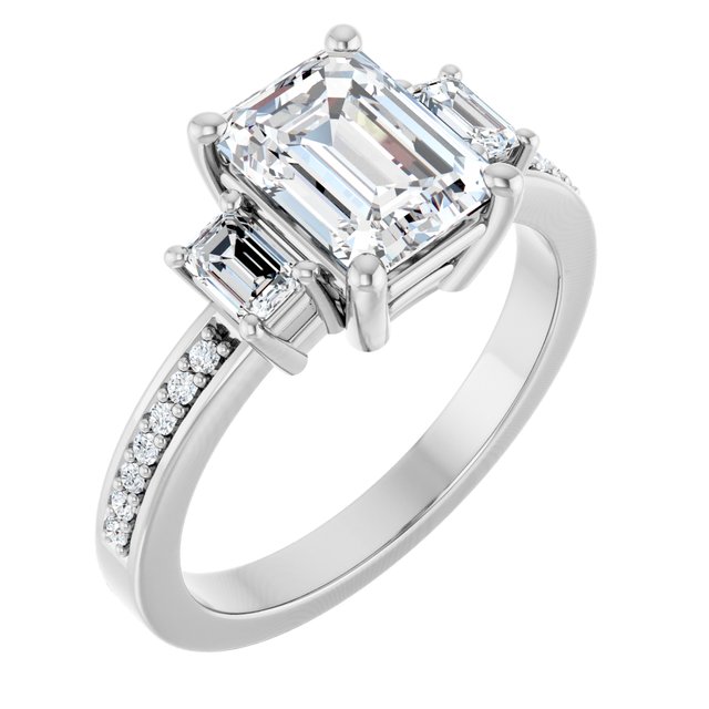 Three-Stone Engagement Ring