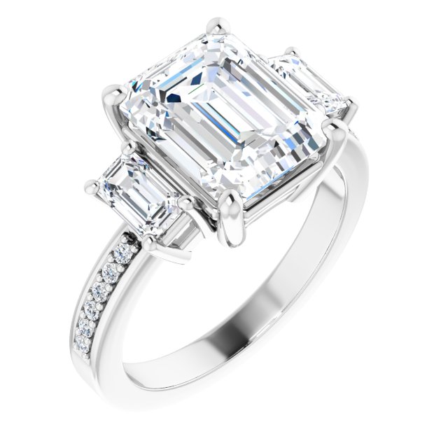 Three-Stone Engagement Ring