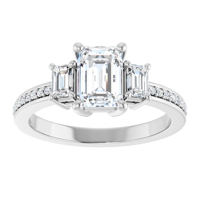 Three-Stone Engagement Ring
