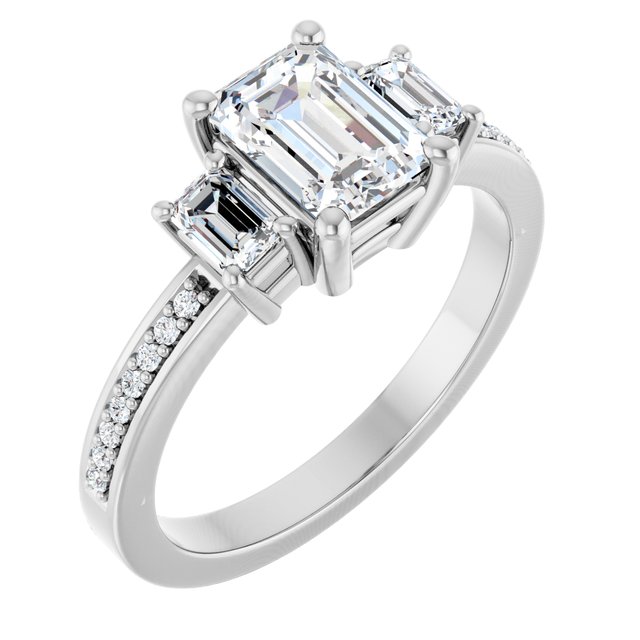 Three-Stone Engagement Ring
