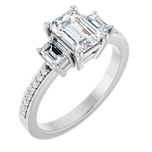 Three-Stone Engagement Ring