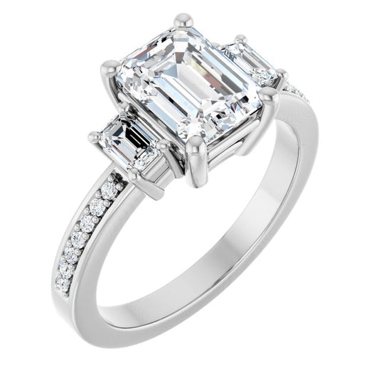 Three-Stone Engagement Ring