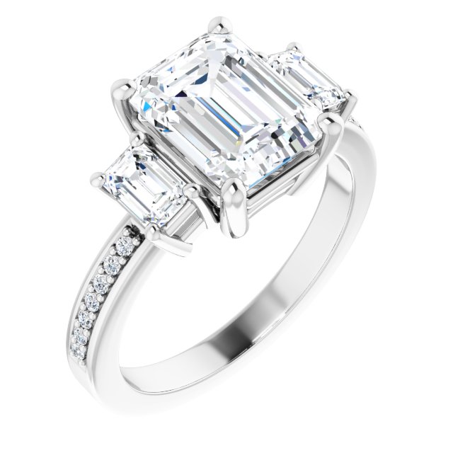 Three-Stone Engagement Ring