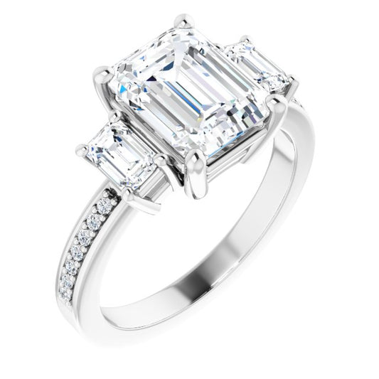 Three-Stone Engagement Ring