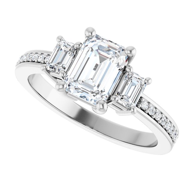 Three-Stone Engagement Ring