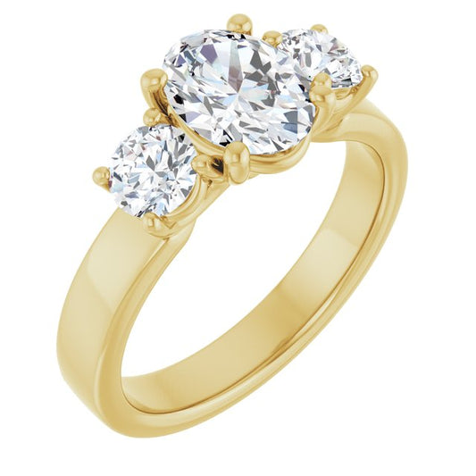 Three-Stone Engagement Ring