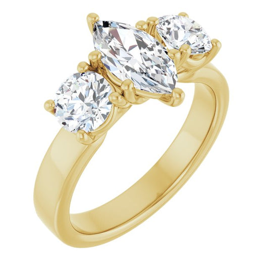 Three-Stone Engagement Ring