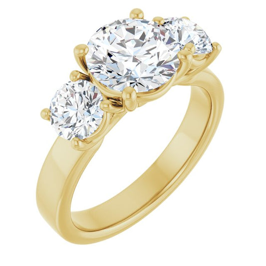Three-Stone Engagement Ring