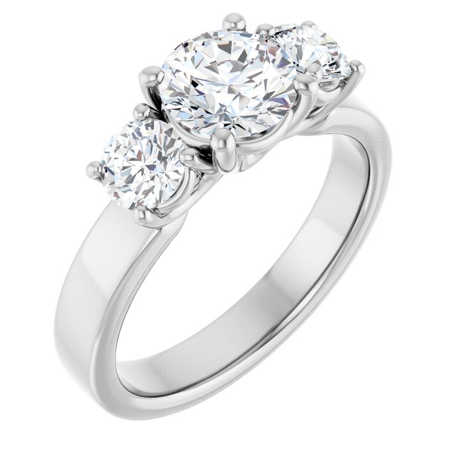 Three-Stone Engagement Ring