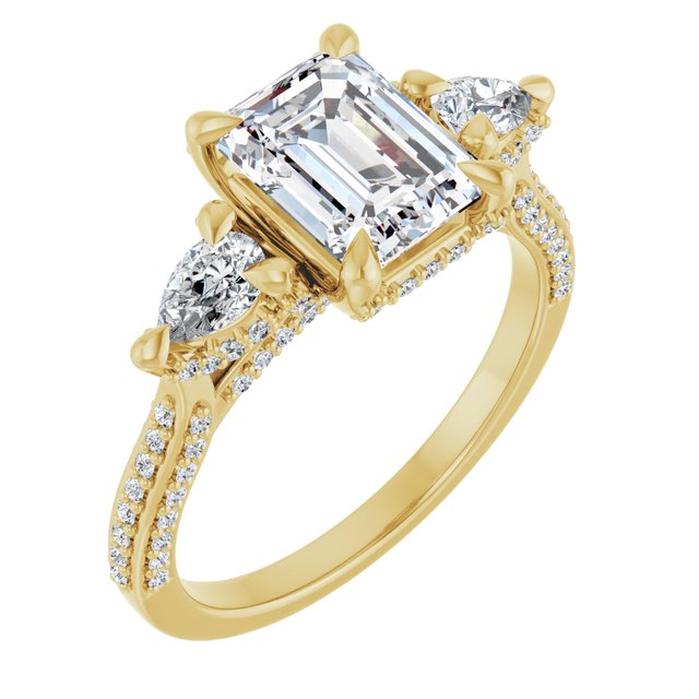 Three-Stone Engagement Ring