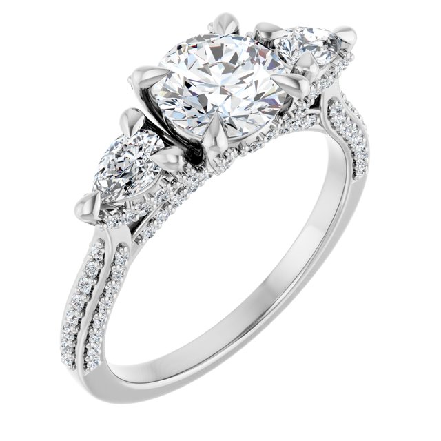 Three-Stone Engagement Ring