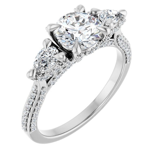 Three-Stone Engagement Ring