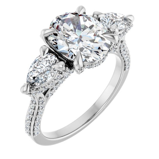 Three-Stone Engagement Ring