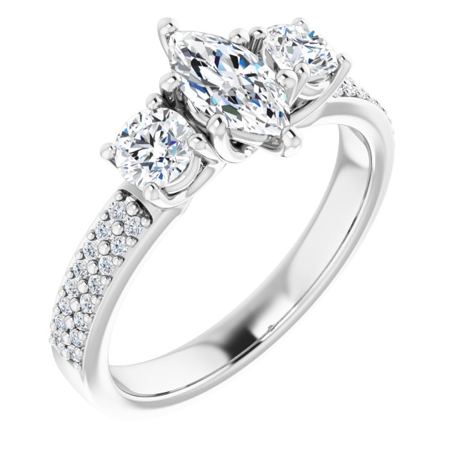 Three-Stone Engagement Ring