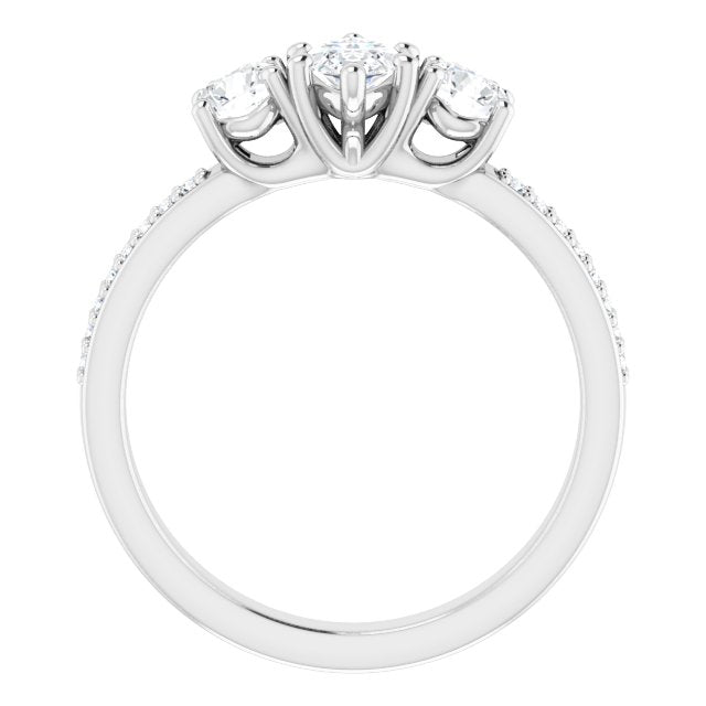 Three-Stone Engagement Ring