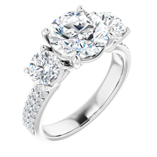Three-Stone Engagement Ring