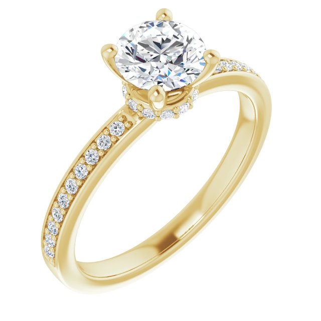 Accented Engagement Ring