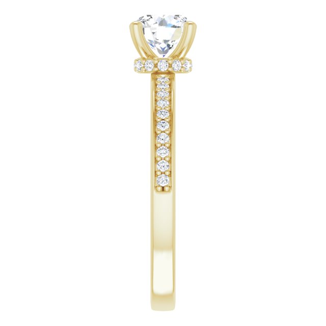 Accented Engagement Ring