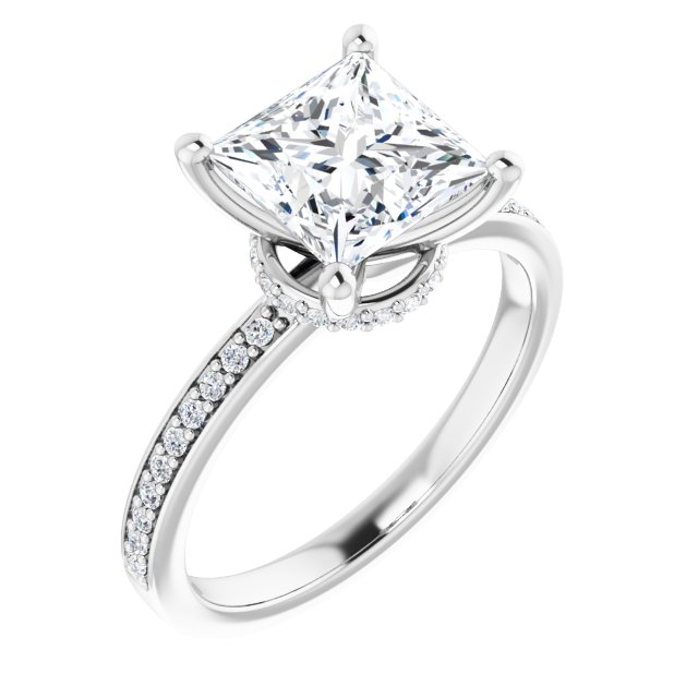 Accented Engagement Ring