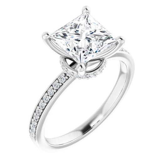 Accented Engagement Ring