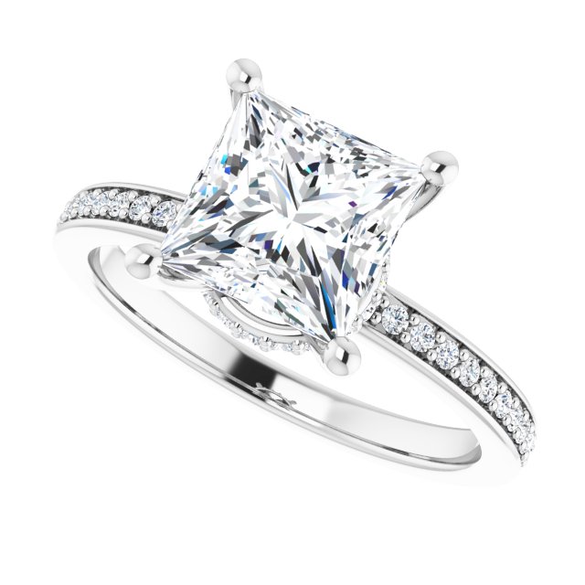 Accented Engagement Ring