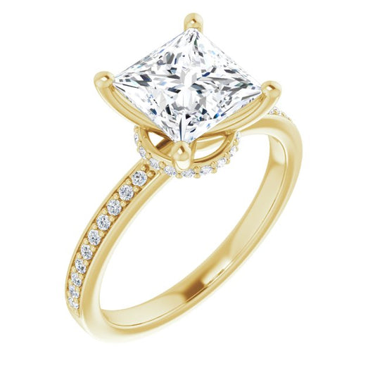 Accented Engagement Ring