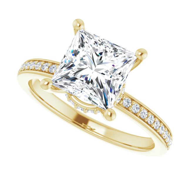 Accented Engagement Ring
