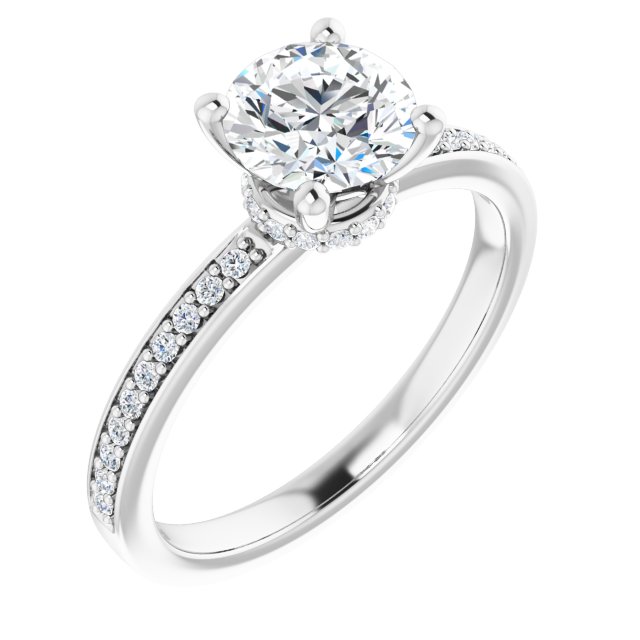 Accented Engagement Ring