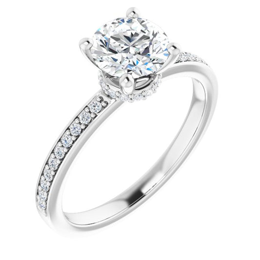 Accented Engagement Ring