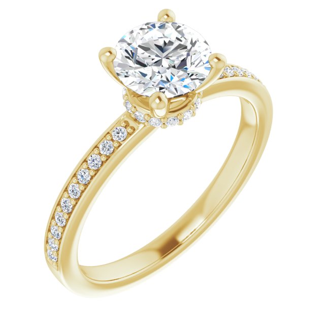 Accented Engagement Ring