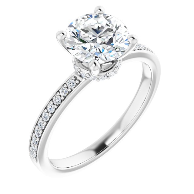 Accented Engagement Ring