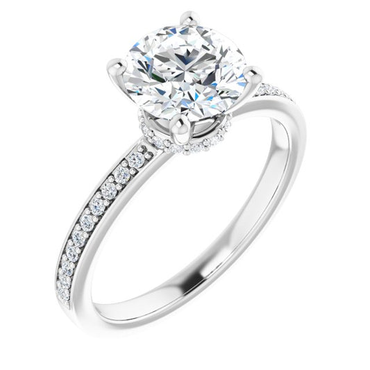 Accented Engagement Ring