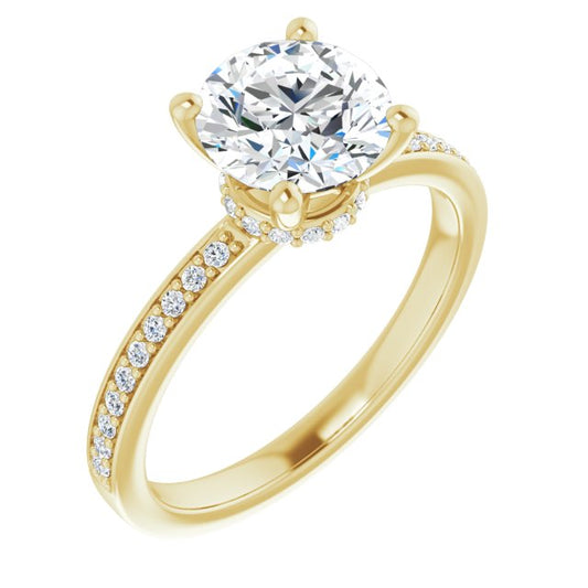 Accented Engagement Ring