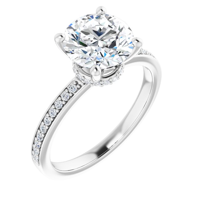 Accented Engagement Ring