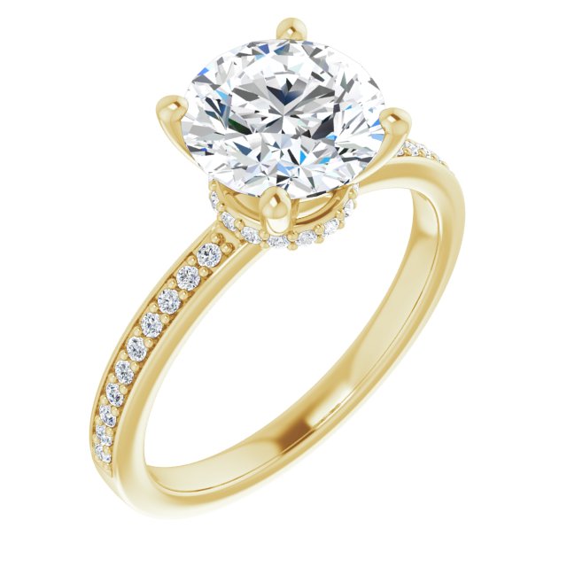 Accented Engagement Ring