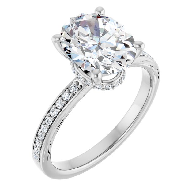 Accented Engagement Ring