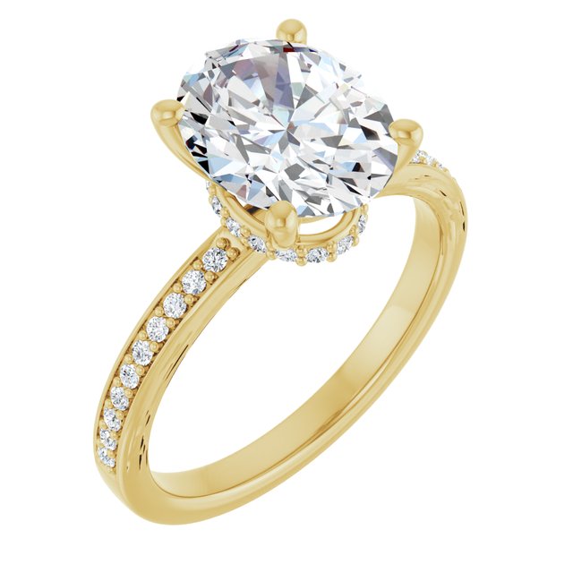 Accented Engagement Ring