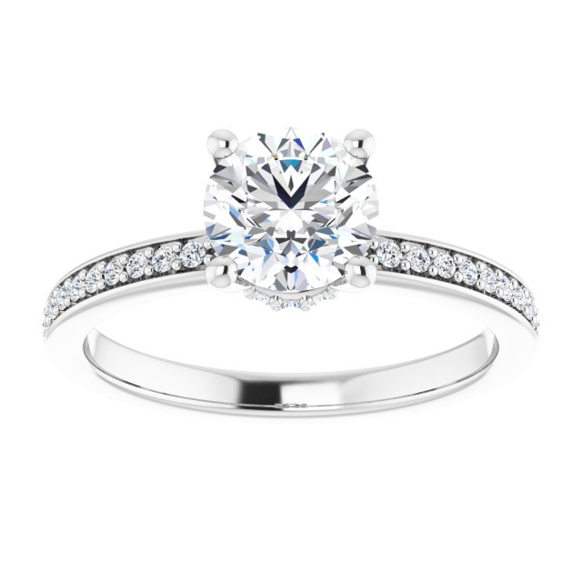 Accented Engagement Ring