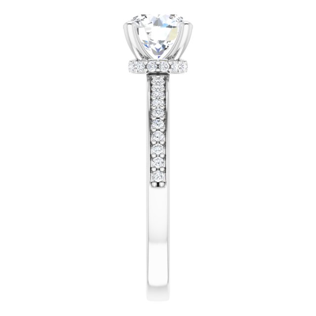 Accented Engagement Ring